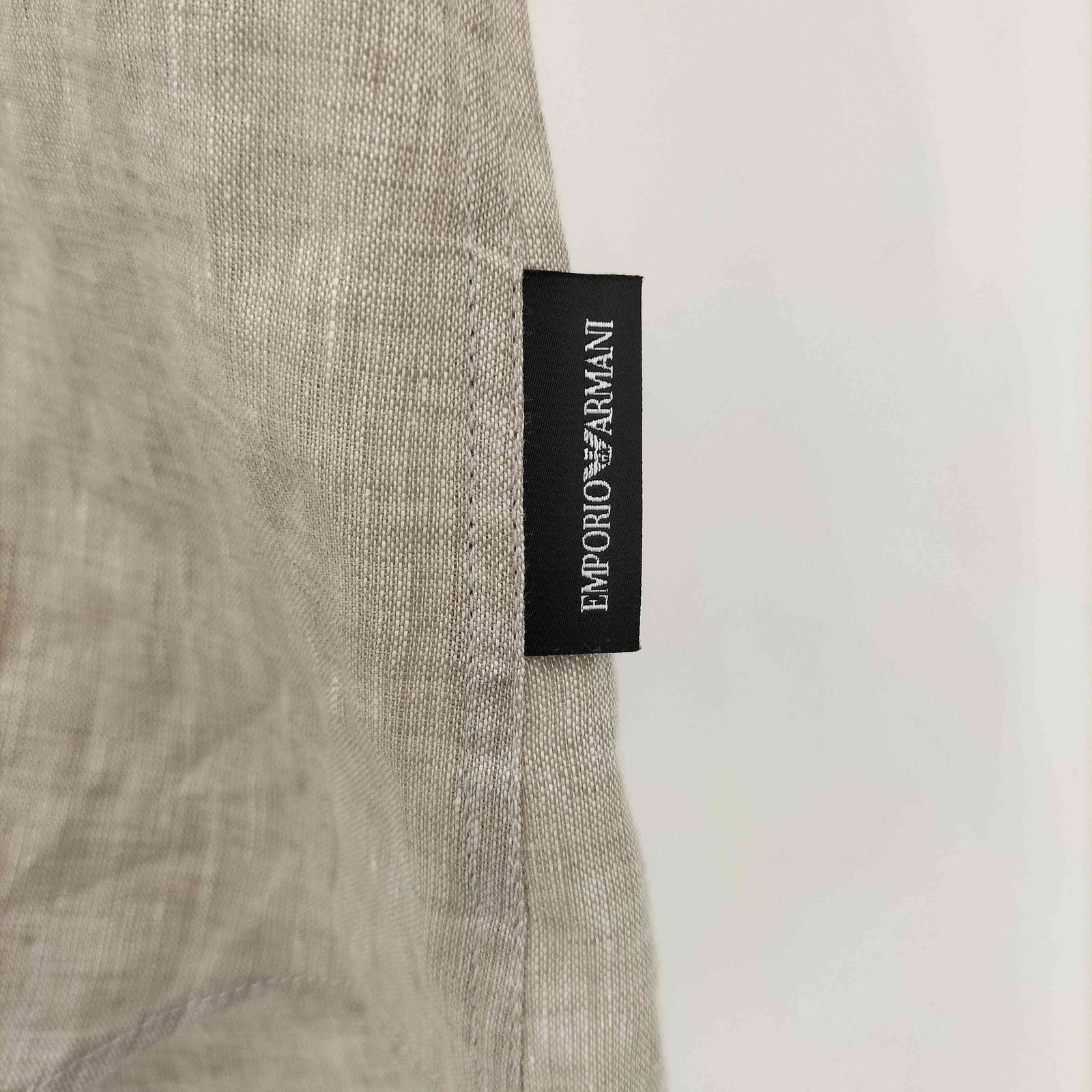 エンポリオアルマーニ EMPORIO ARMANI リネンバンドカラーS/S