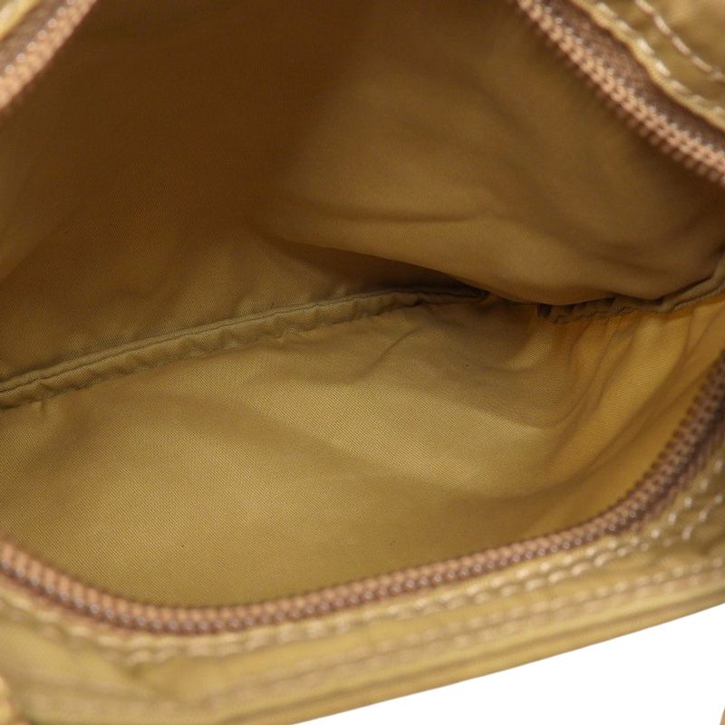 プラダ PRADA ショルダーバッグ ナイロン ゴールド 中古 新入荷 OB2522  