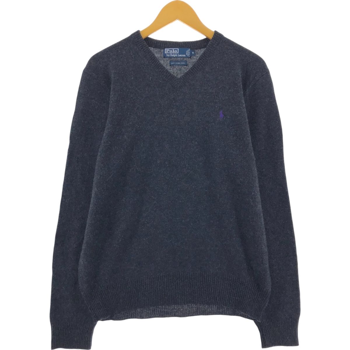 古着 ラルフローレン Ralph Lauren Vネック ラムウールニット 古着 ラルフローレン Ralph Lauren Vネック ラムウールニット