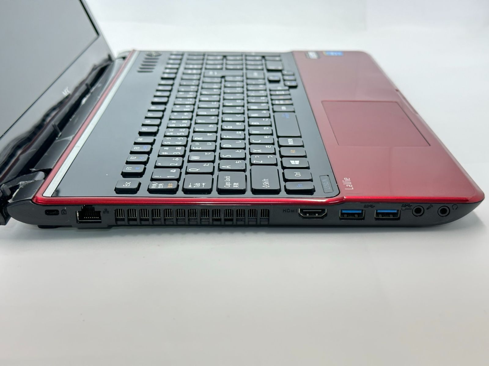 送料無料 新品SSD 赤色 15.6型 ノートパソコン NEC PC-LS150RSR 中古美品 Celeron 8GB DVDRW 無線 Bluetooth カメラ Windows11 Office 送料無料 新品SSD 赤色 15.6型 ノートパソコン NEC PC-LS150RSR 中古美