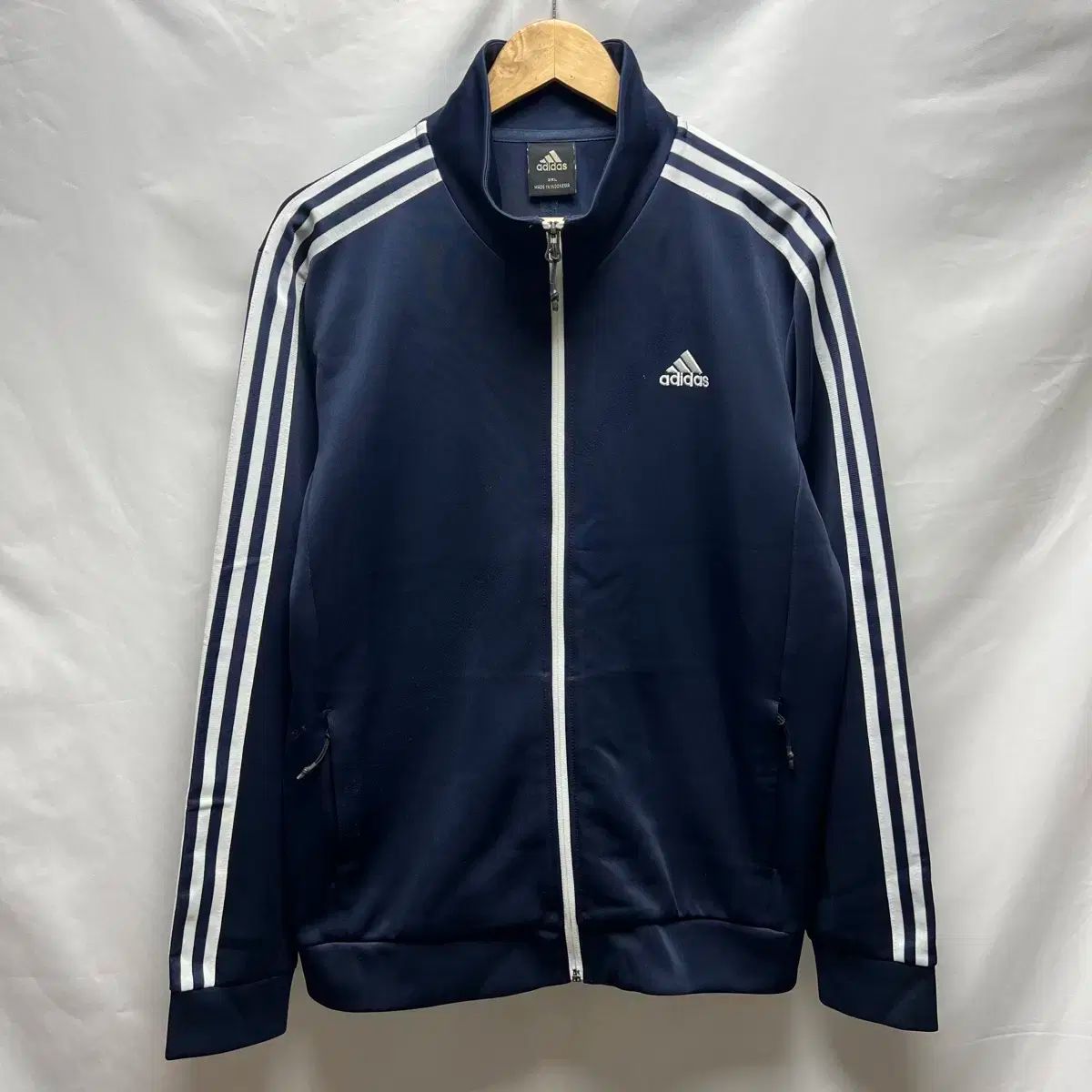 【美品】 adidas トラックジャケット ネイビー ヨーロッパTT 2XL 希少 adidas アディダス トラックジャケット ジャージ ベッケン