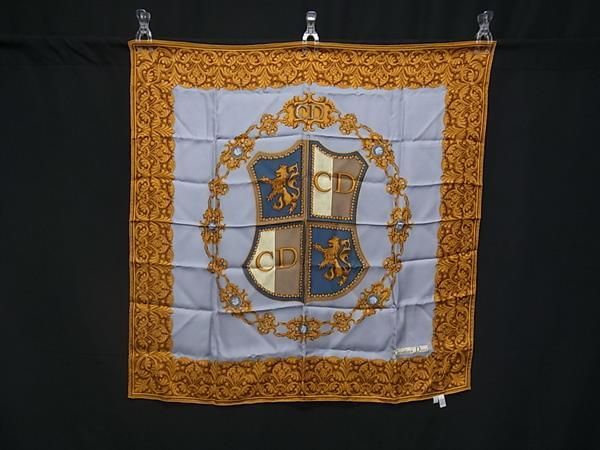 □美品□ ChristianDior クリスチャンディオール シルク100% 総