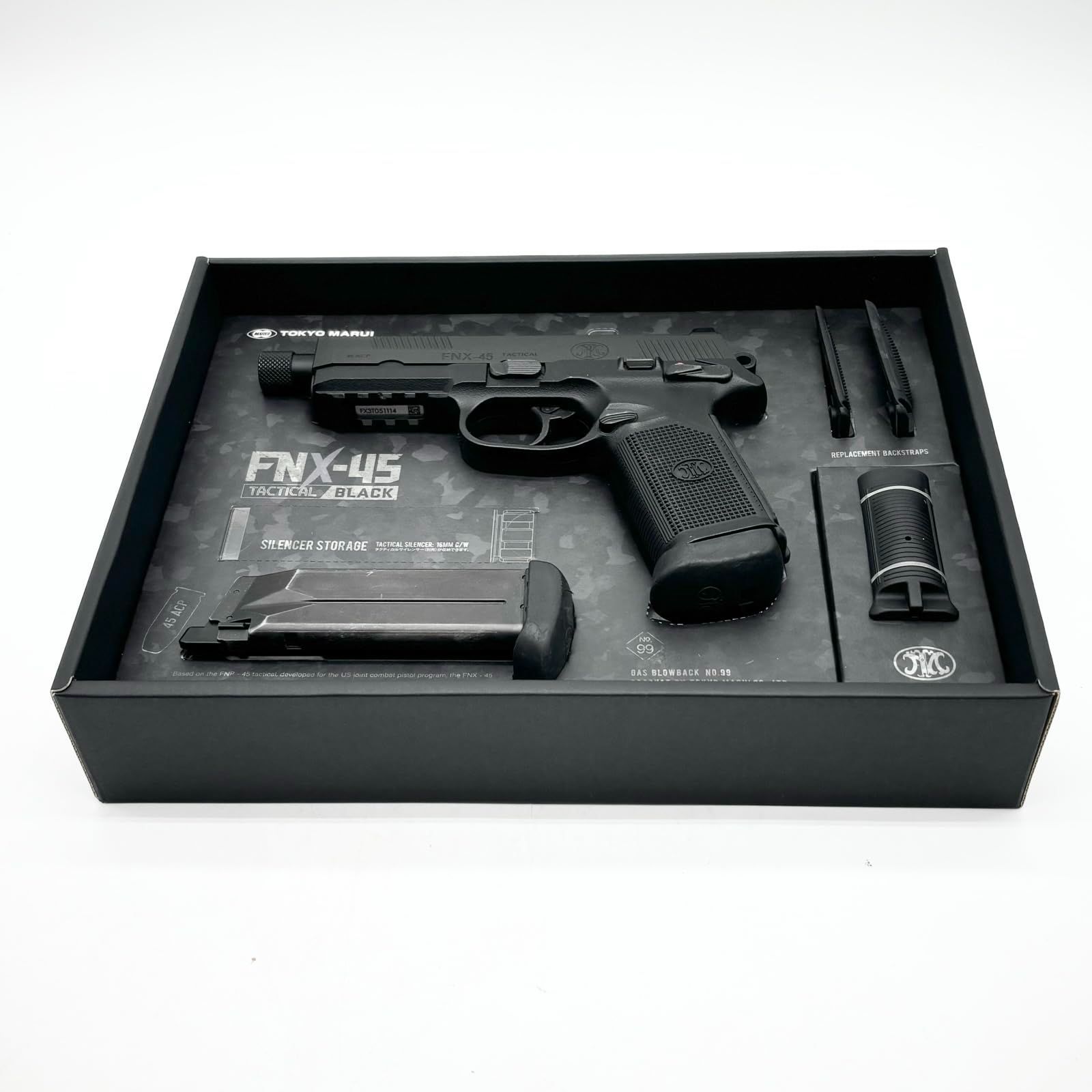 東京マルイ No.99 FNX-45 タクティカル ブラック 18歳以上 ガスブローバック ○1386
