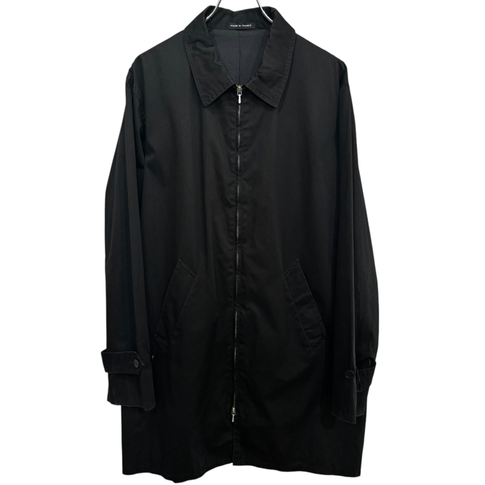 agnes b. homme ピーコートMADE IN FRANCE 90s 90s agnes b. ブラックカバーオール フランス製 ユーロ