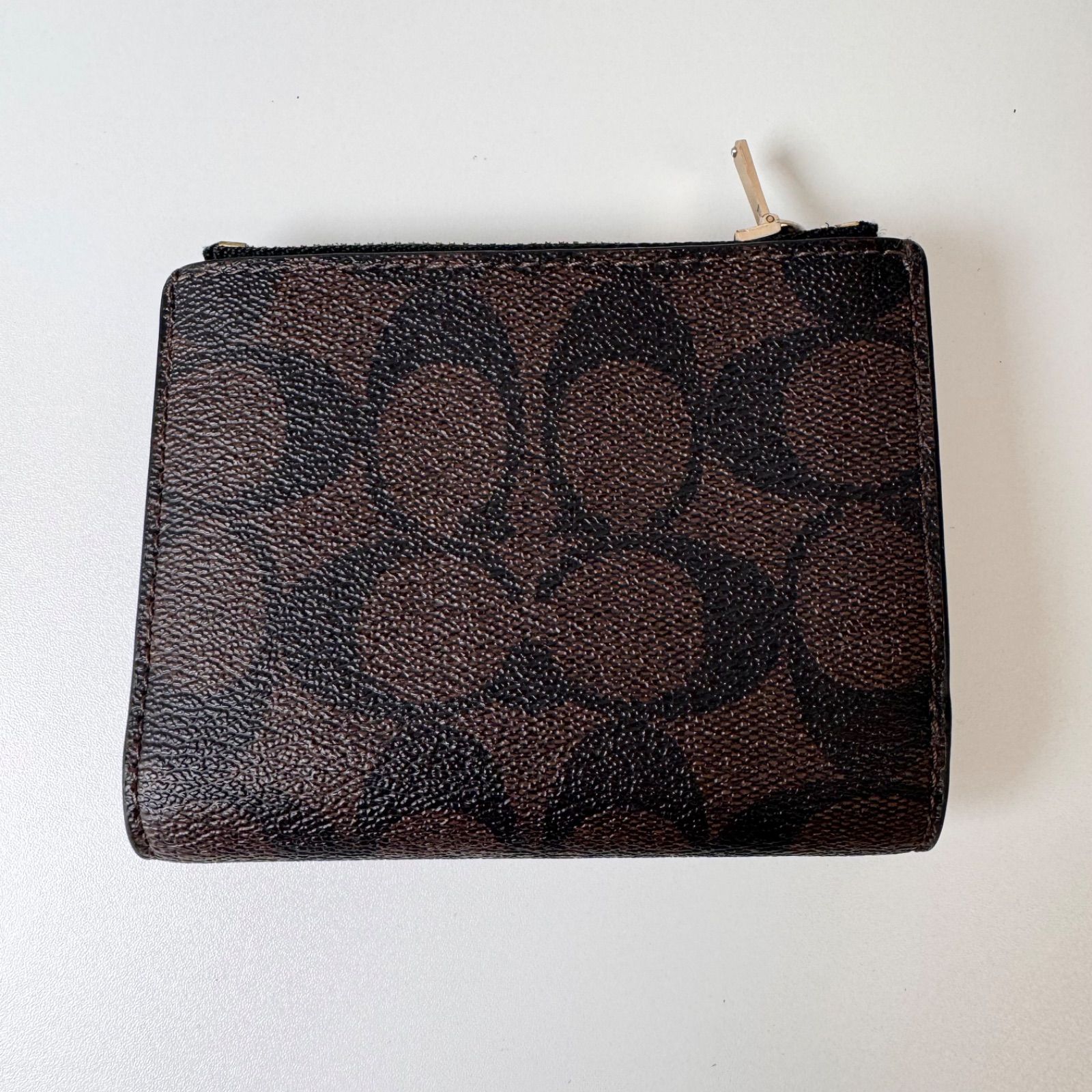 【美品】COACH スノーフレーク PVC コンパクトウォレット COACH 【並行輸入品】コーチ 財布 三つ折り 折財布 ミニ