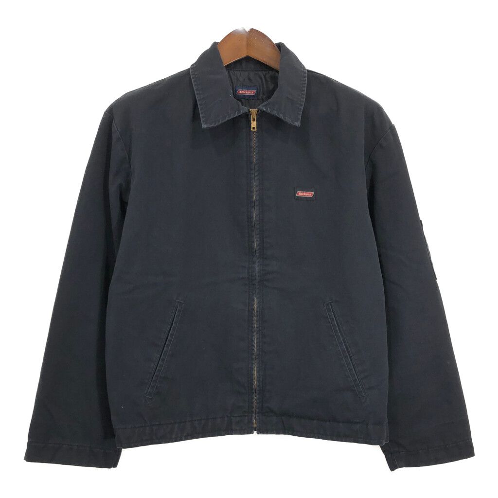Dickies ディッキーズ ワークジャケット ワーク ブラック (メンズ M相当) 中古 古着 R3119 Dickies ディッキーズ ワークジャケット ワーク ブラック (メンズ M