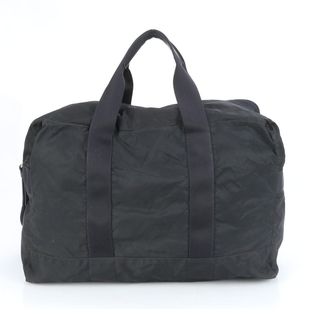 美品 プラダ テスート ナイロン 三角ロゴ レザー 2WAY ボストン バッグ