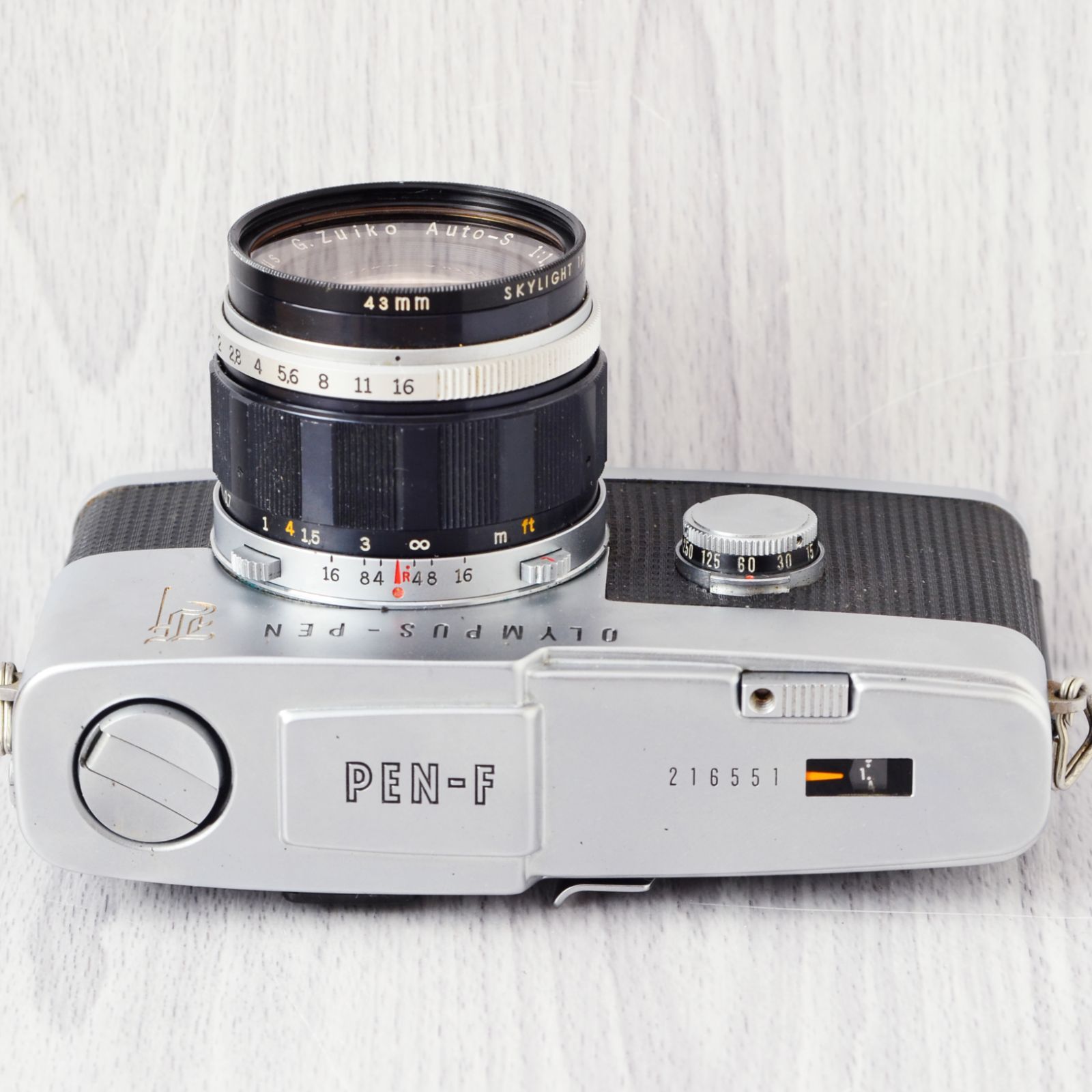 極美品! OLYMPUS PEN F + 40mm f1.4 ケース付 修理・整備済 完動品