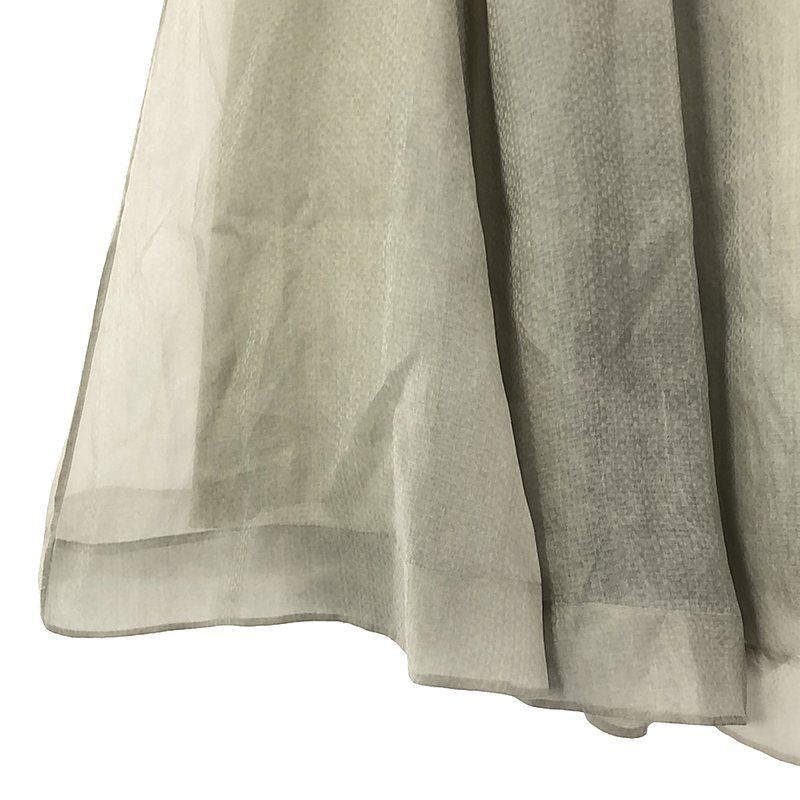 BLAMINK / ブラミンク | シルク ウエストギャザースカート | 36