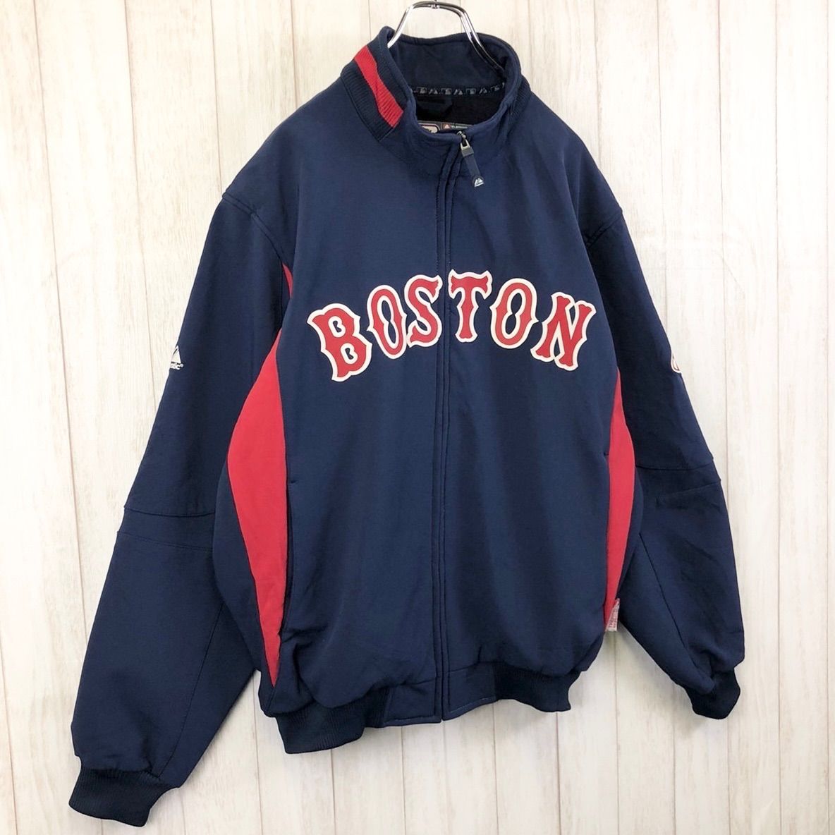 サイズ交換対象外 Majestic MLB BOSTON RED SOX Track Jacket - 通販