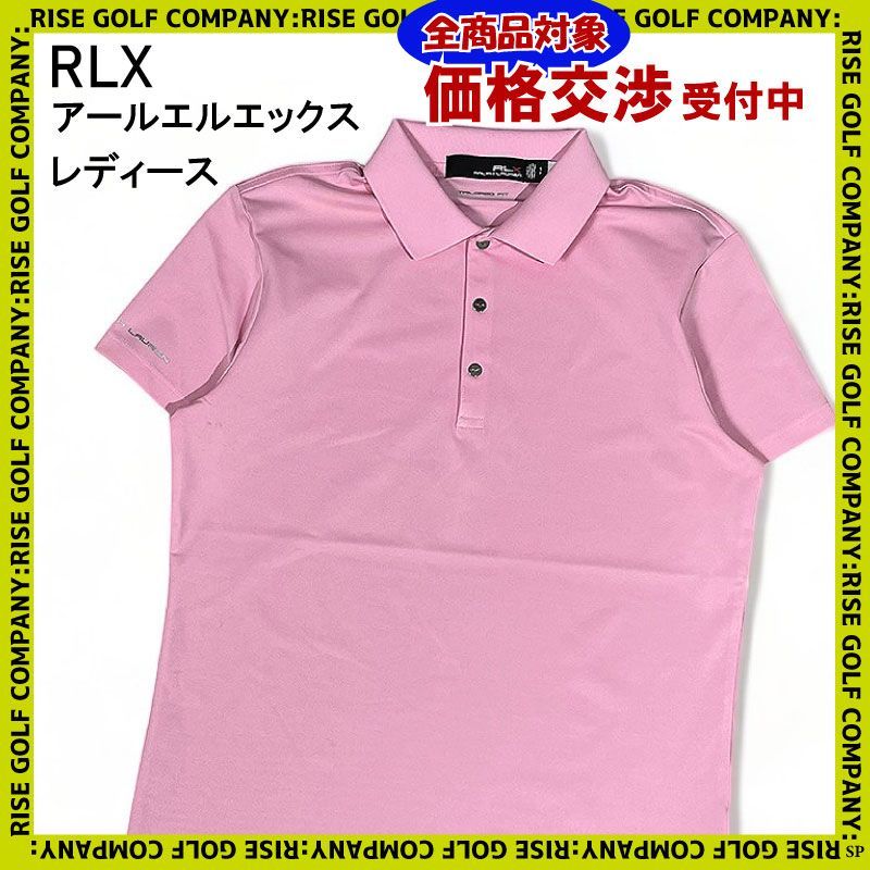 ELLE レディース ゴルフ ウェア 半袖ポロシャツ ピンク
