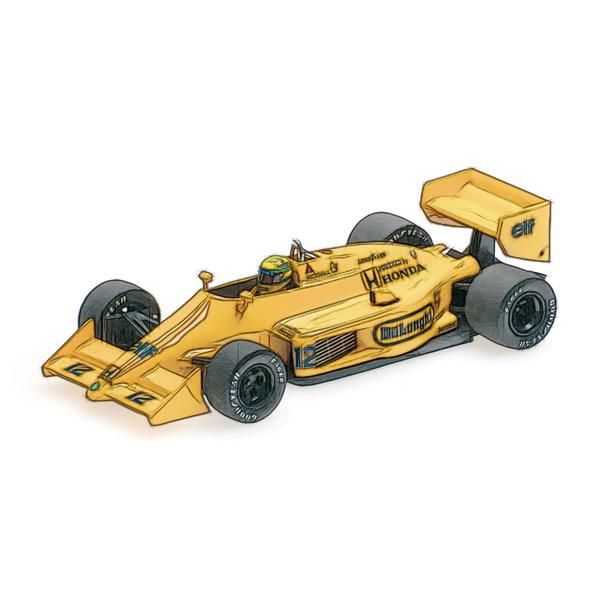 新品 MINICHAMPS 1/18 ロータス ホンダ 99T アイルトン・セナ モナコGP 1987 モナコGP初優勝 ウェザリング仕様  [佐川急便] - メルカリ