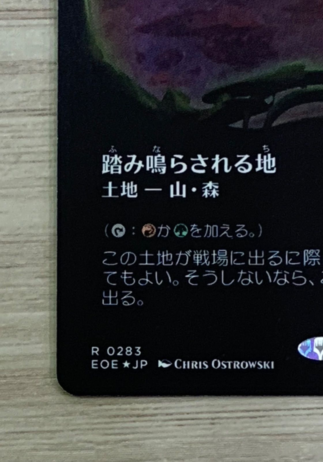 踏み鳴らされる地　foil FOIL)踏み鳴らされる地/Stomping Ground《英語》【EOE】