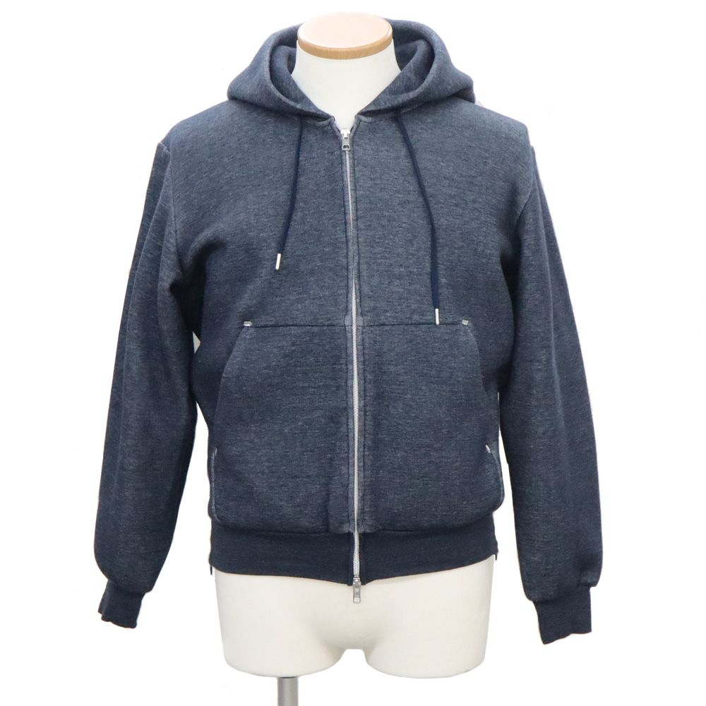 [Nagoya] Fumito Ganryu Hoodie Zip Up Hoodie Split Logo FU5-CU-01 Denim Tone No.1 Mens Apparel Fashion Man