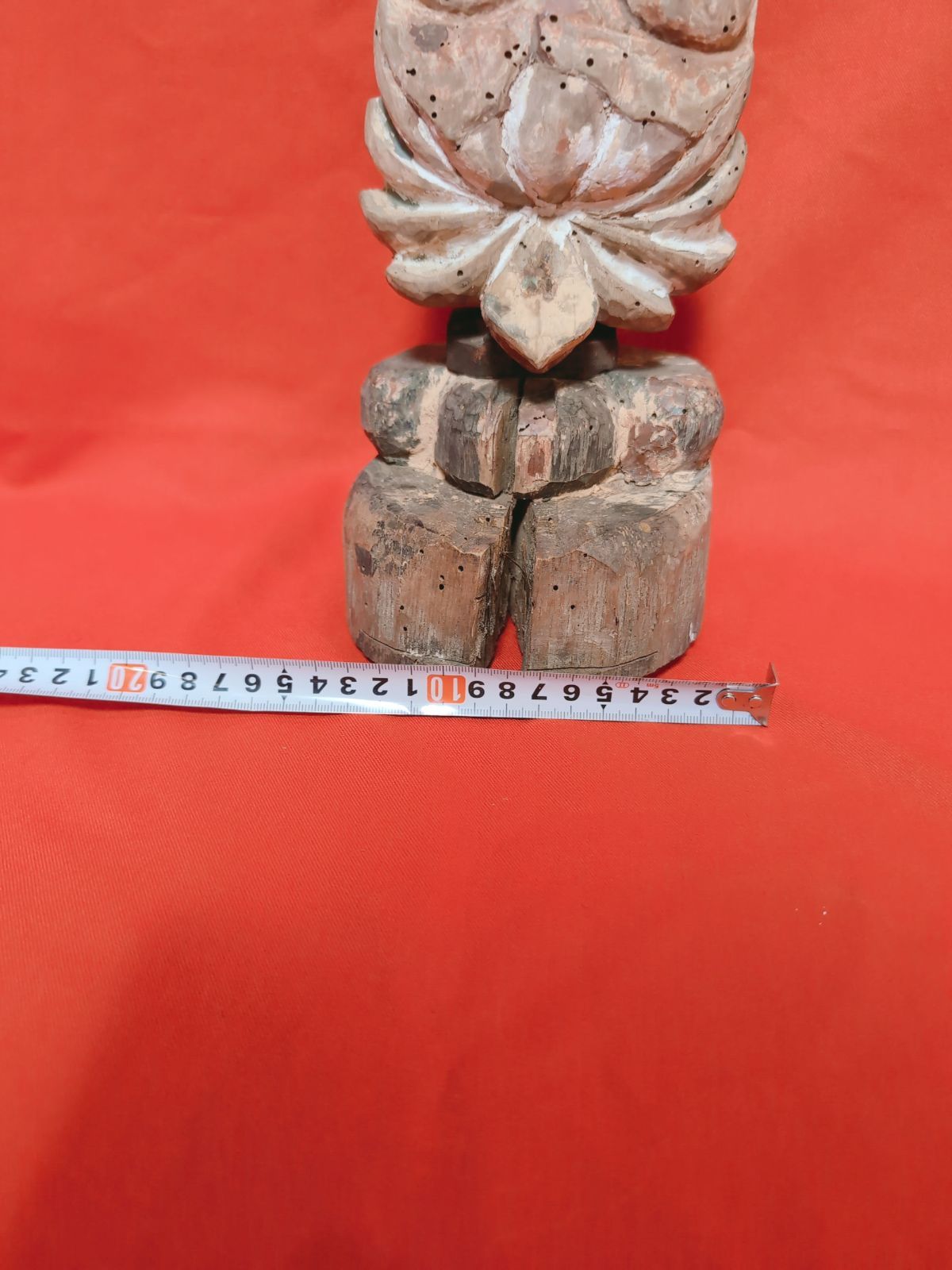 木製仏像 彫刻 約36cm アンティーク インテリア - メルカリ