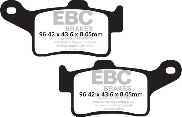 EBCブレーキ UK製ケブラー オーガニックFAシリーズ ブレーキパッド リア右側用 | FA631