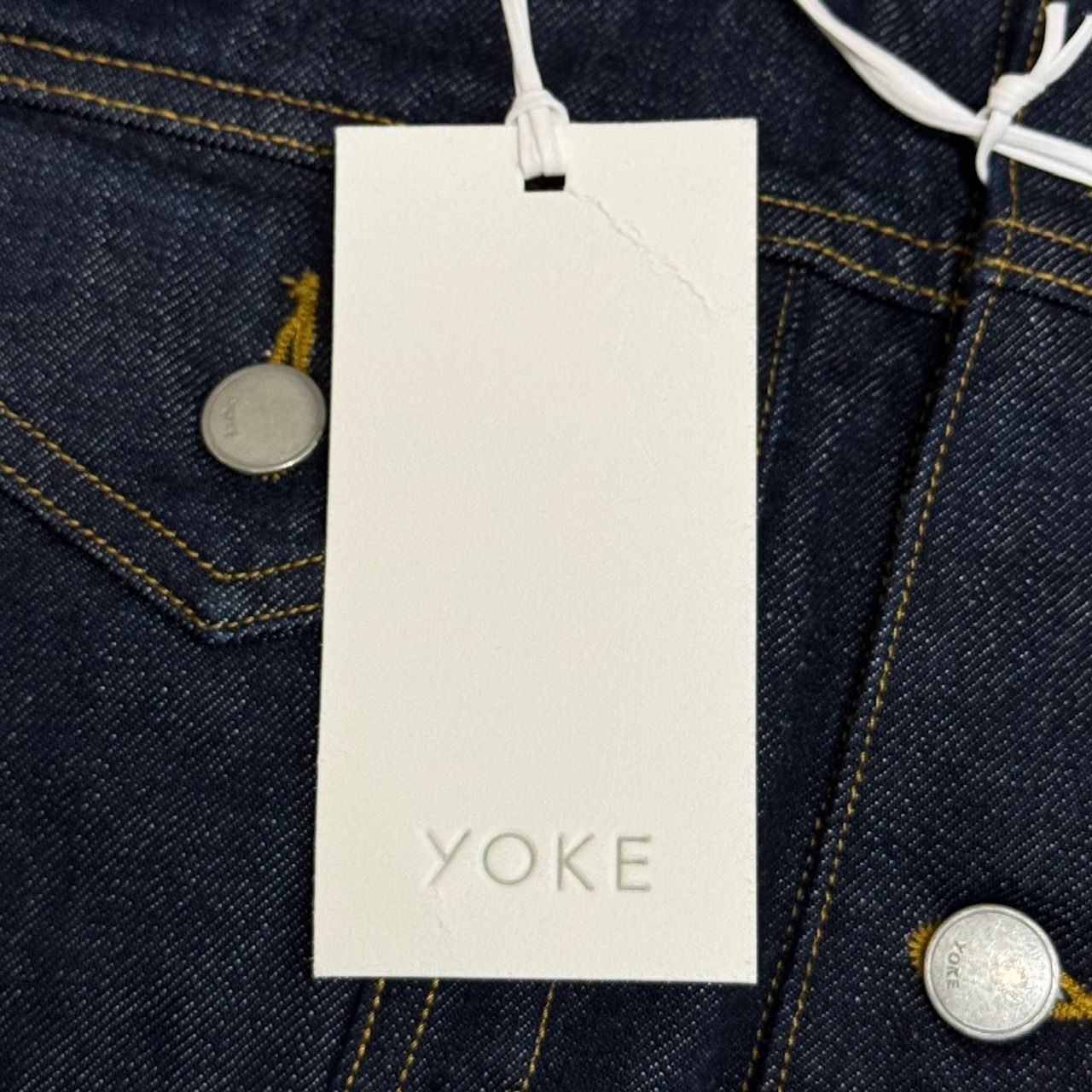 定価83600円 新品 YOKE 23AW BLEACHED 3GEN DENIM TRUCKER