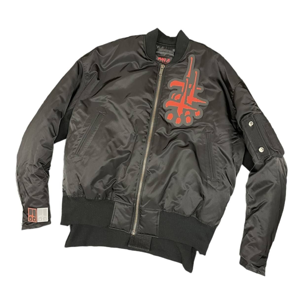 CVTVLIST RUBBER LOGO RIDERS MA-1 即完売 - ジャケット・アウター