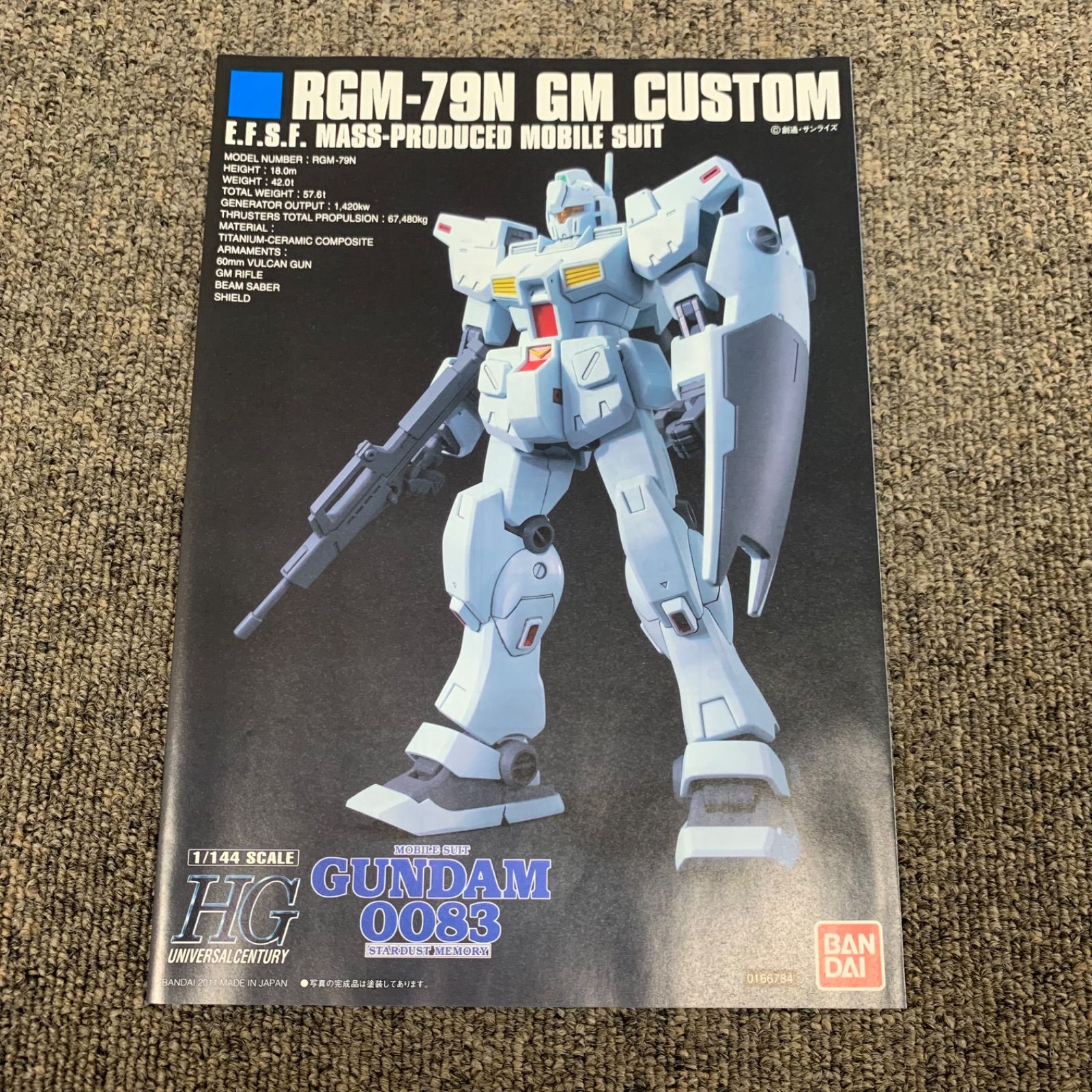 機動戦士ガンダム0083 STARDUST MEMORY HGUC 1/144 RGM-79N ジム