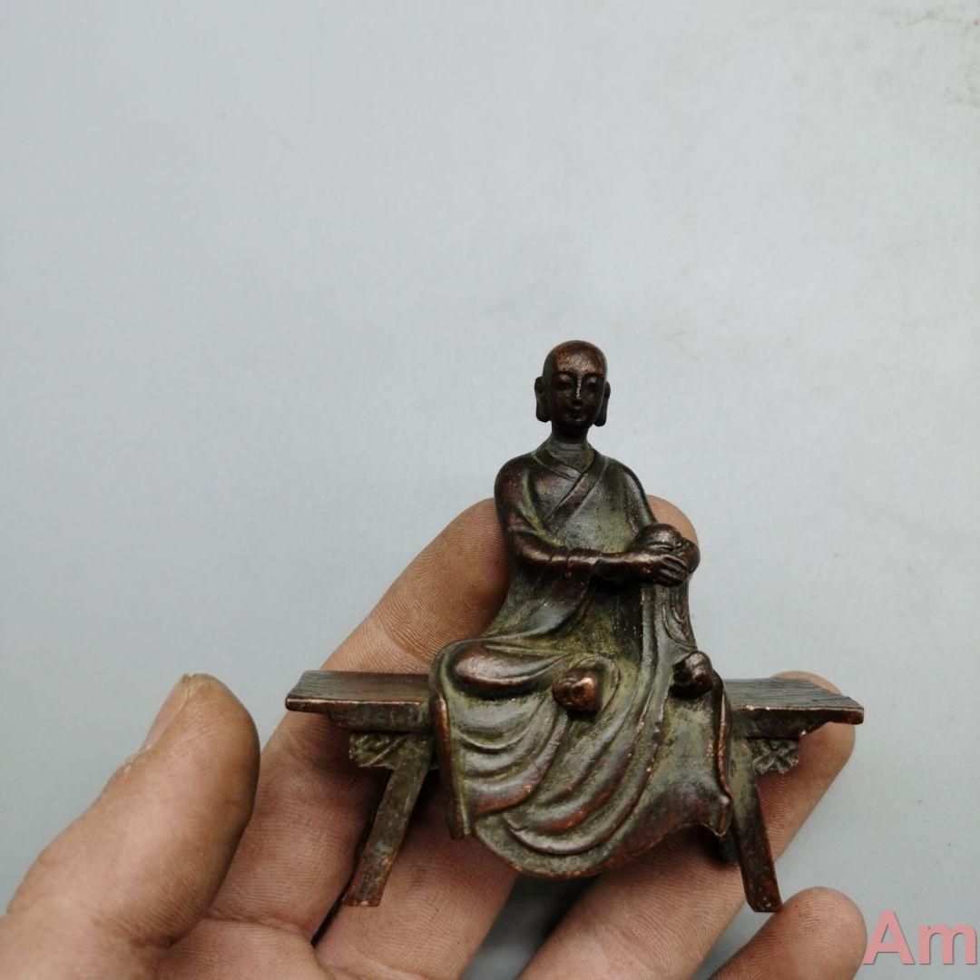仏像 銅製 自在観音様 開運 風水 重厚 極細工 美術品 置物