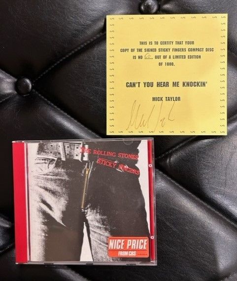 ジッパー付き布製アウター】The Rolling Stones 「Sticky Fingers 