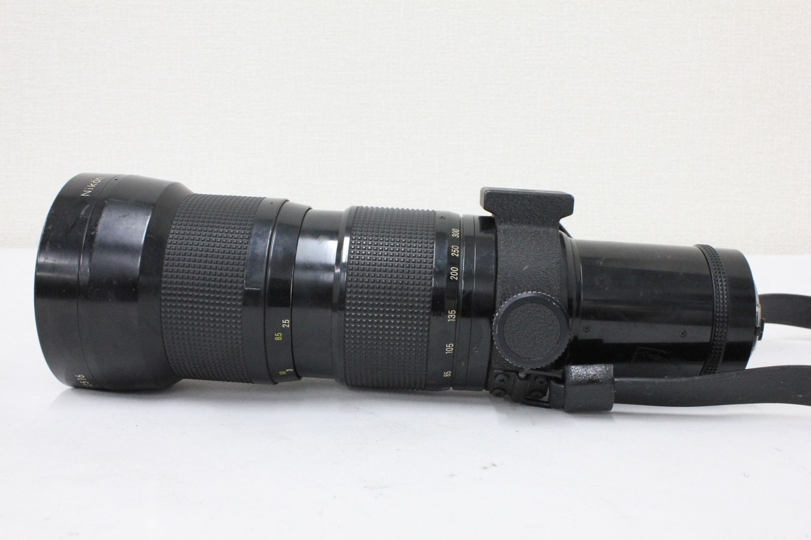  ニコン Nikon Zoom NIKKOR 50 300 mm F 4 5 前後キャップ フード 三脚座付き レンズ e 3021 レンズ(ズーム) カメラ
