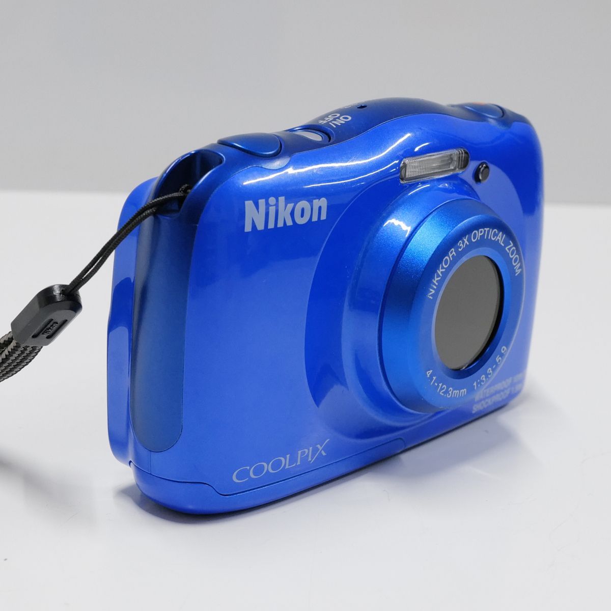 防水/耐落下/防じん】 デジカメ Nikon COOLPIX S33 ブルー