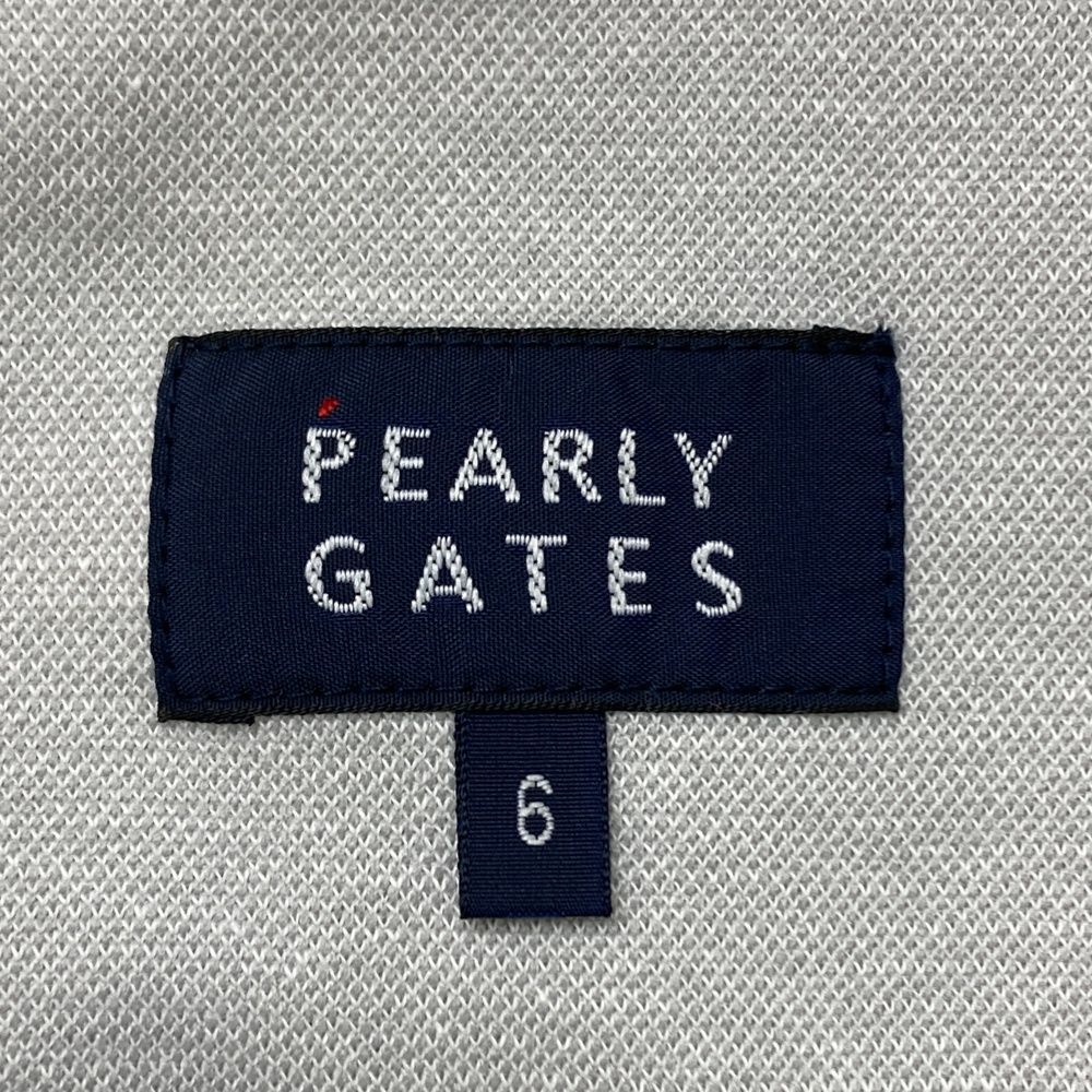 サイズ：6 PEARLY GATES パーリーゲイツ 2023年モデル ストレッチパンツ ロゴ柄 グレー系 [240101475129] ゴルフウェア メンズ ストスト PEARLY GATES パーリーゲイツ 2023年モデル ストレッチパンツ
