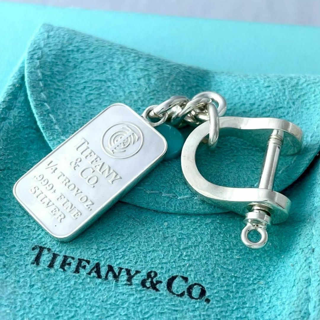 ティファニー インゴット シャックル キーリング キーホルダー S116fe
