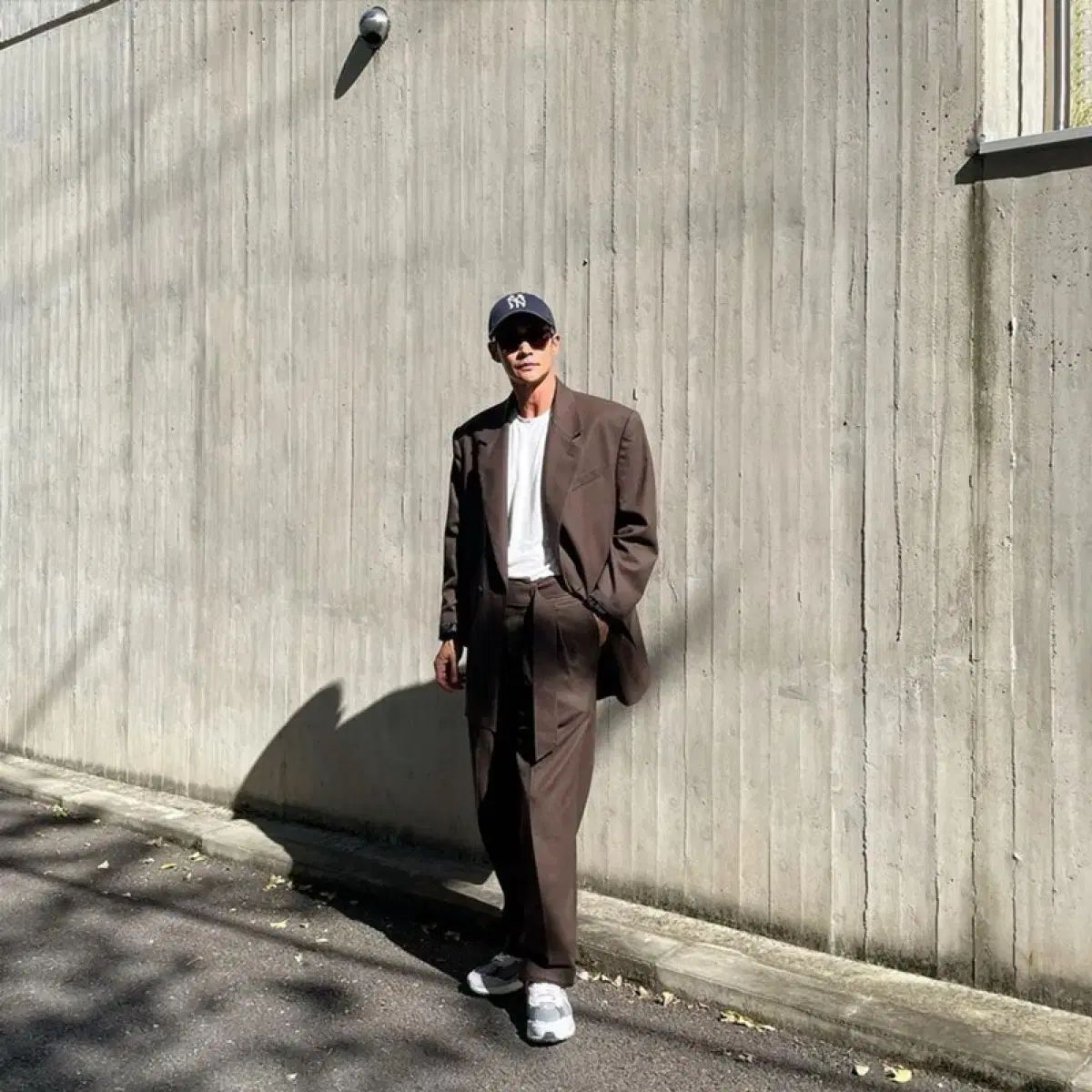 SONGZIO HOMME ソンジオ オム X ペ ジョンナム 茶色 セットアップ 50 48