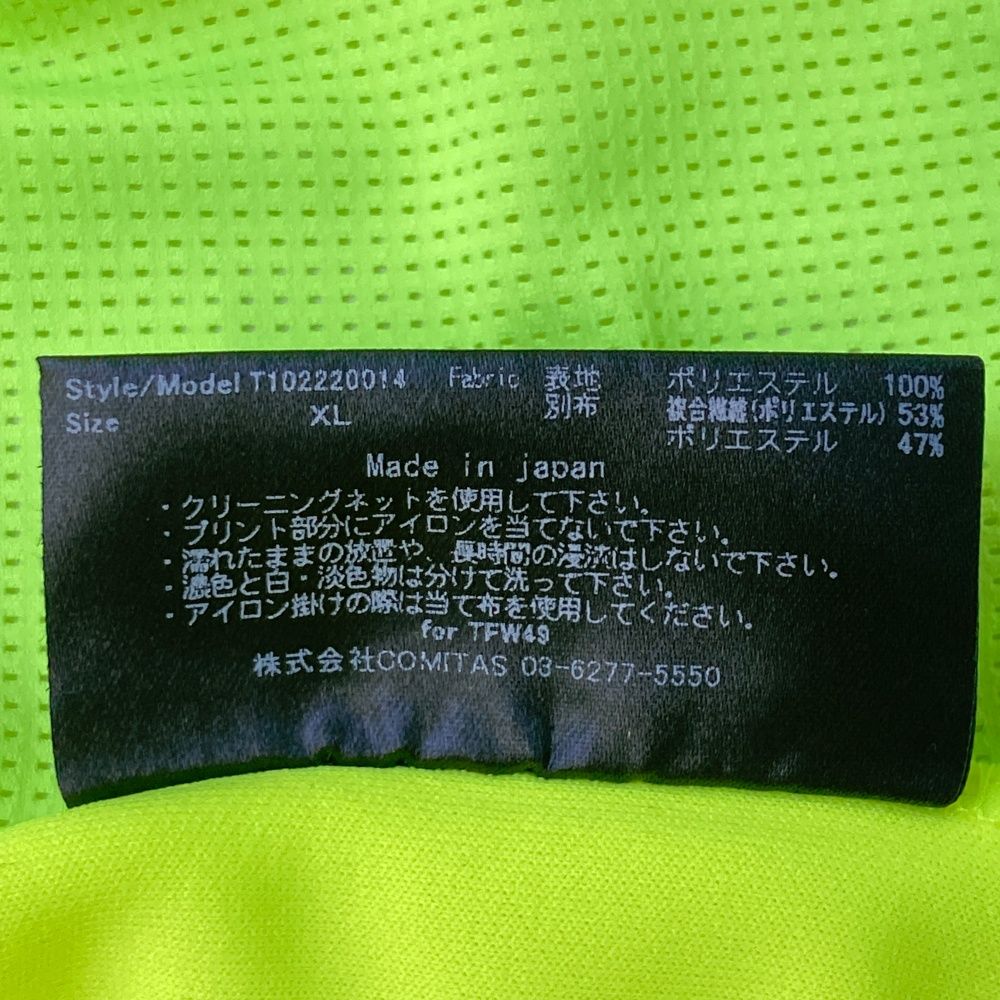 サイズ：XL TFW49 ティーエフダブリューフォーティーナイン