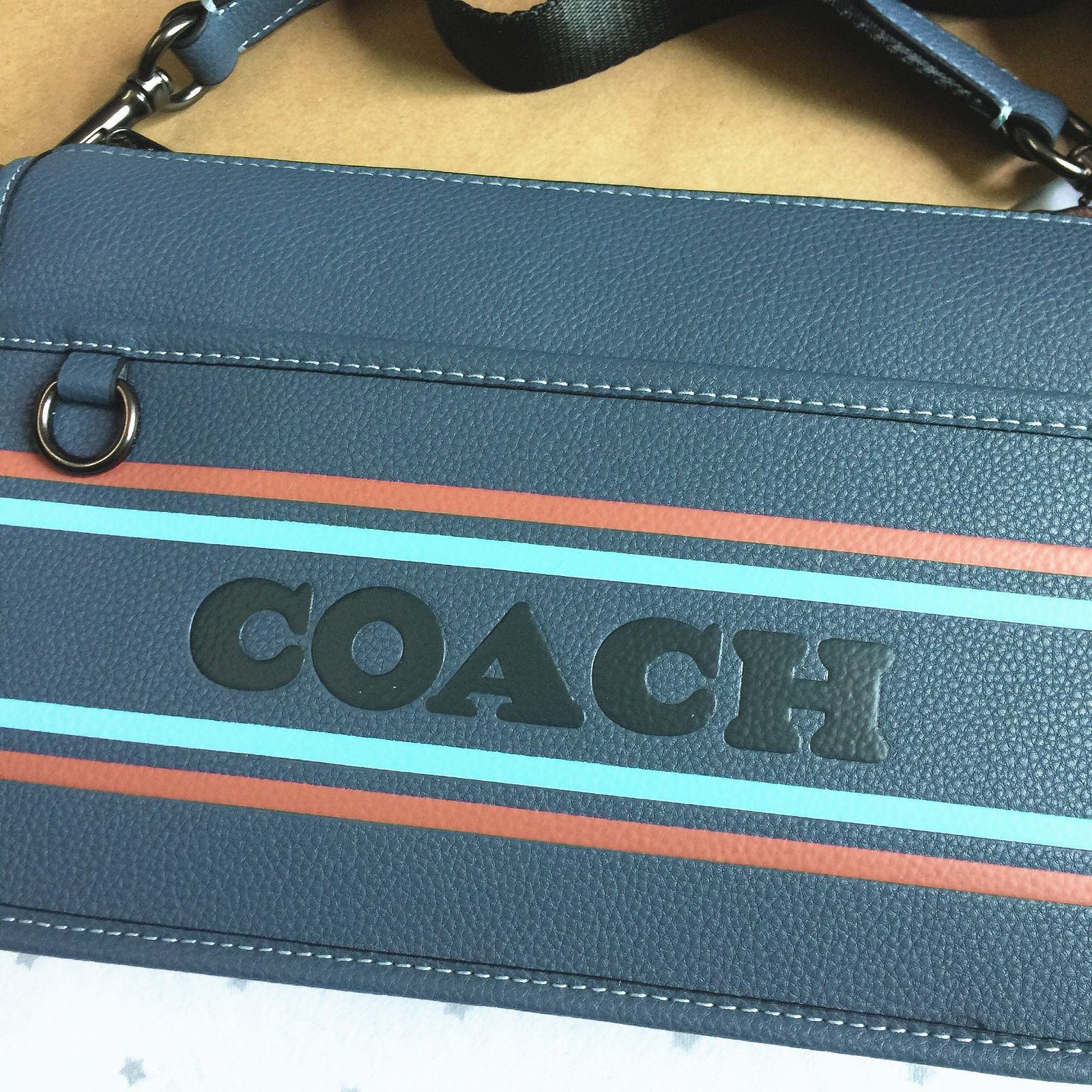 お値下 ＜COACH＞コーチバッグ ショルダーバッグ CG998 デニムメンズ