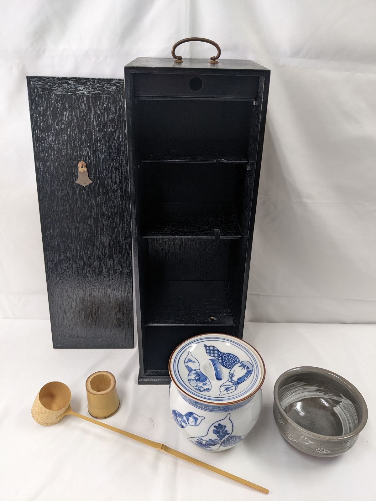茶道具ー在銘茶器短冊箱