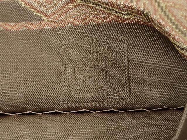 平和屋本店■最高級　人間国宝　北村武資　経錦　六通柄袋帯　七宝紋　金糸　逸品　未使用　DZAA4548kh5 期間限定セール20％off○最高級 人間国宝 北村武資 経錦 六通柄袋帯