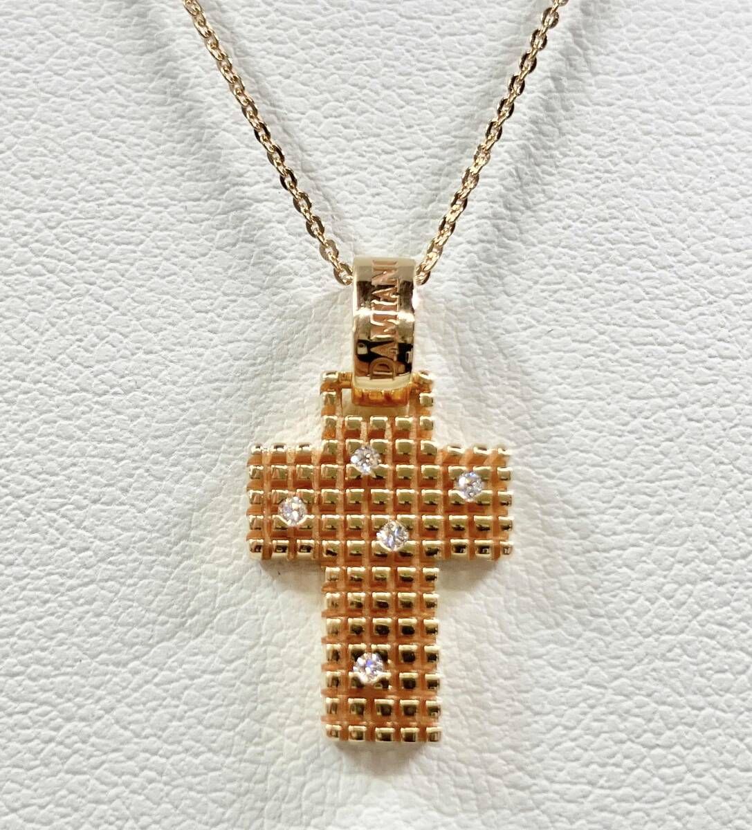 DAMIANI ダミアーニ クロスネックレス K18 ダイヤモンド ダミアーニ