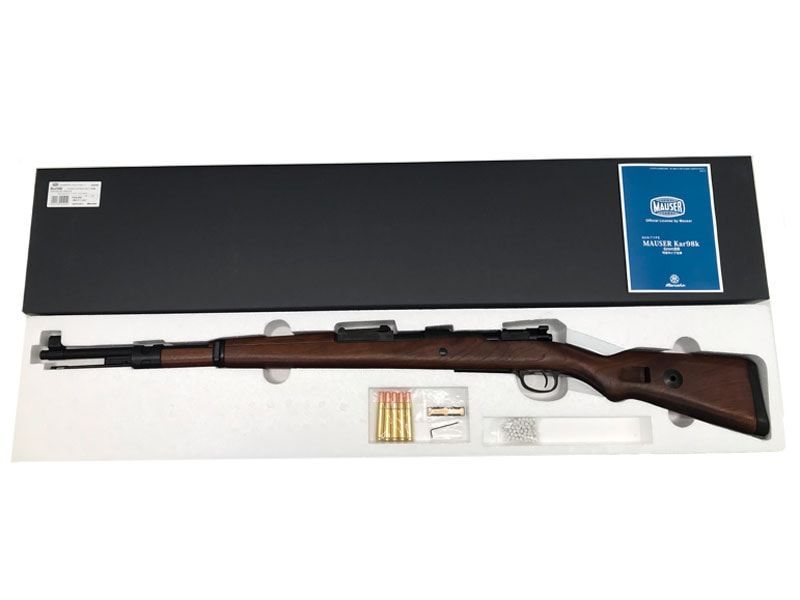 マルシン モーゼル Kar98K ウォルナット ブラックHW ガス ボルトアクション ライフル ランクAトイガン