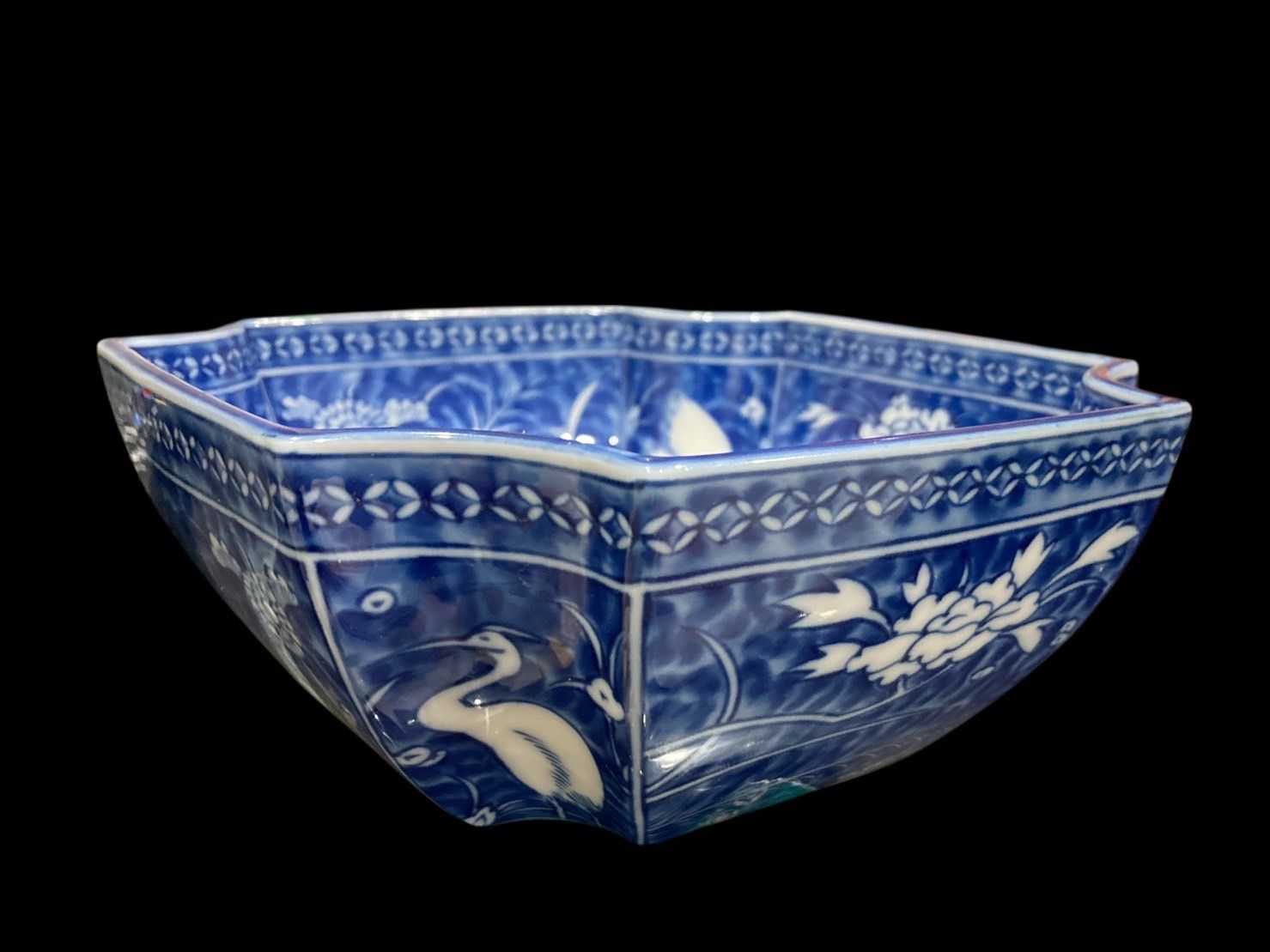 南京染付香合（明時代） 明時代 中国古美術 双魚香合 数奇者好 ONE