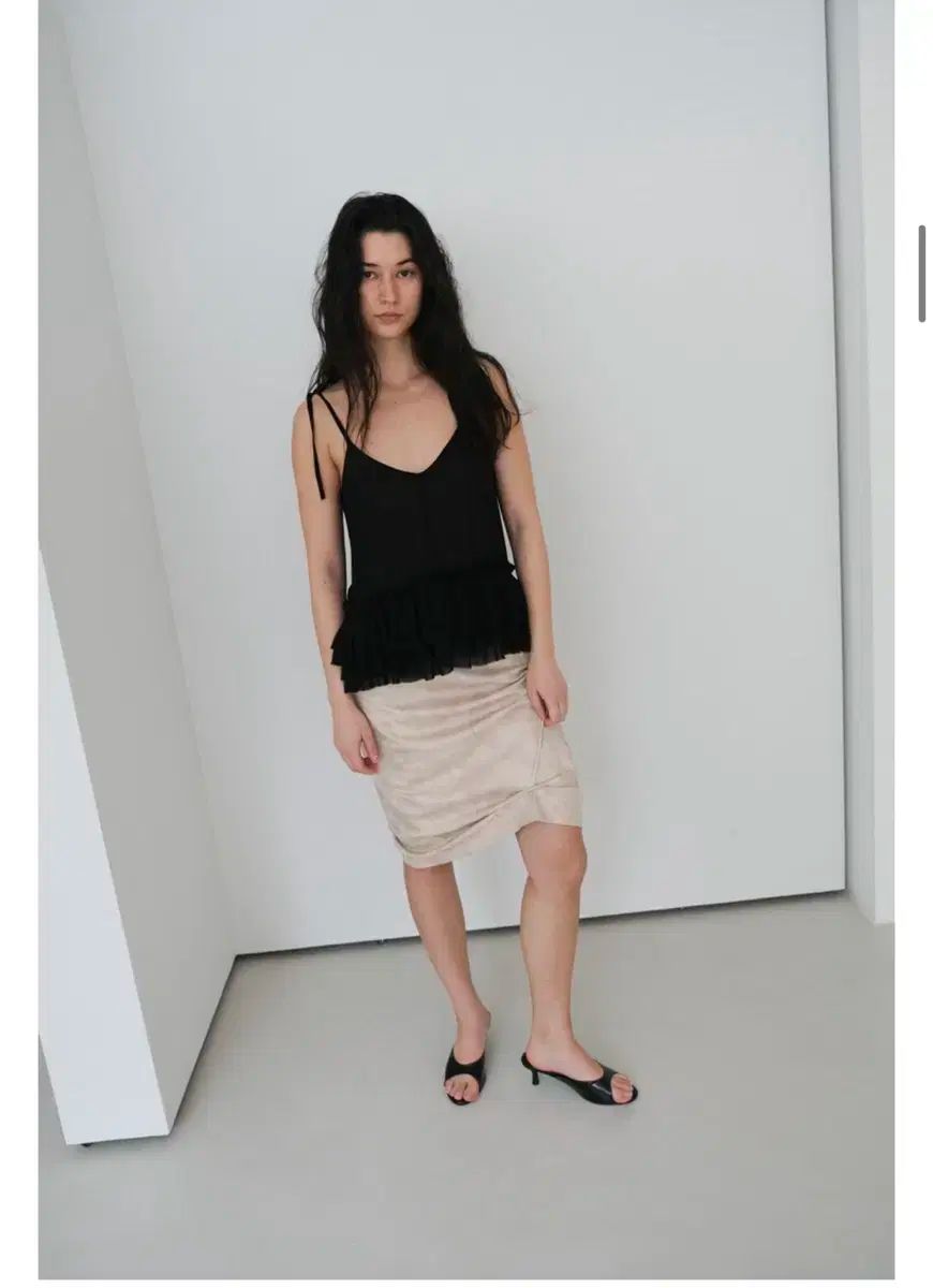 ハブビン ピンタックボリュームスカート