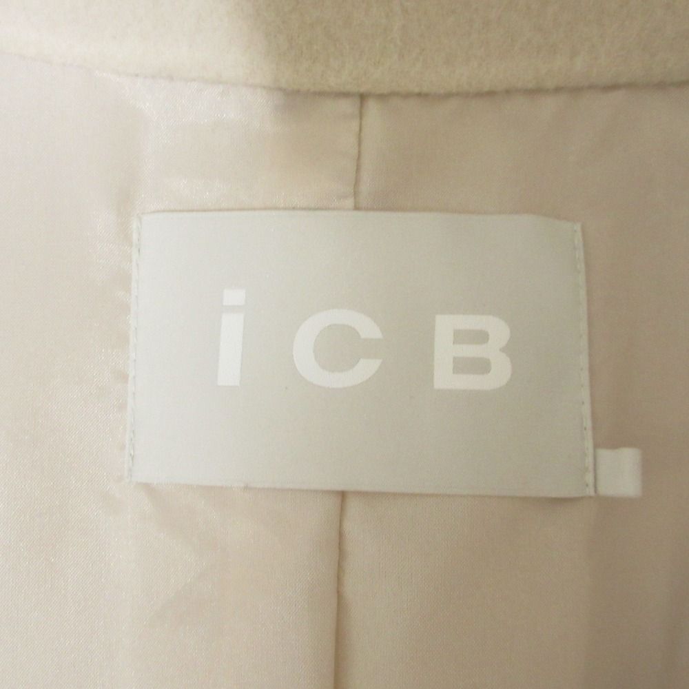 美品 21AW ICB アイシービー カシミヤブレンド ウールリバー