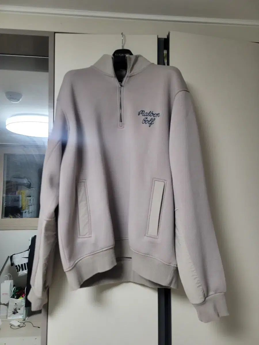 MALBON GOLF / マルボン ゴルフ 1/4 ZIP ハーフジップ 黒 L 新品 マル