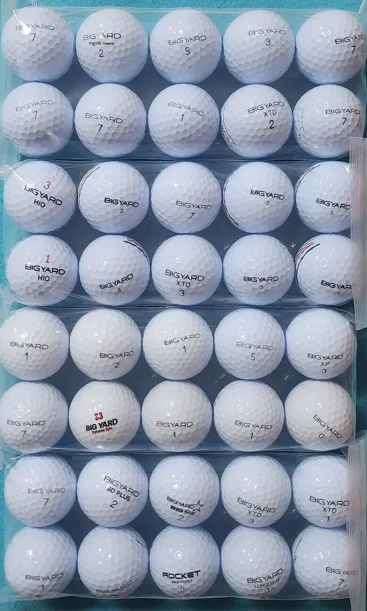 ビッグヤードゴルフボール A レベル 40 犬-ローストボール