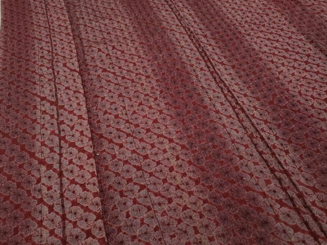 平和屋着物○上質な紬 間道 やまと誂製 正絹 逸品 未使用