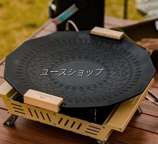 はアルミ合金製麦飯石コーティンググリルプレートBBQグリルプレートです