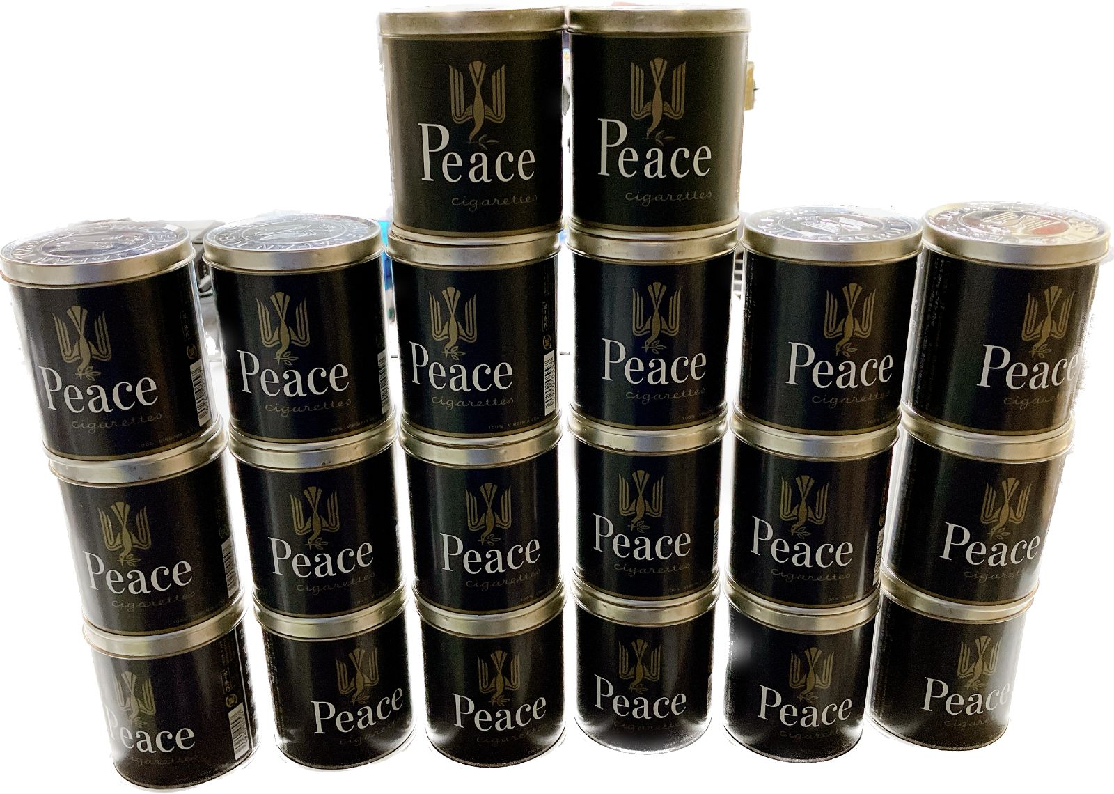 タバコのピース（Peace）の空缶20缶 omelet store メルカリ