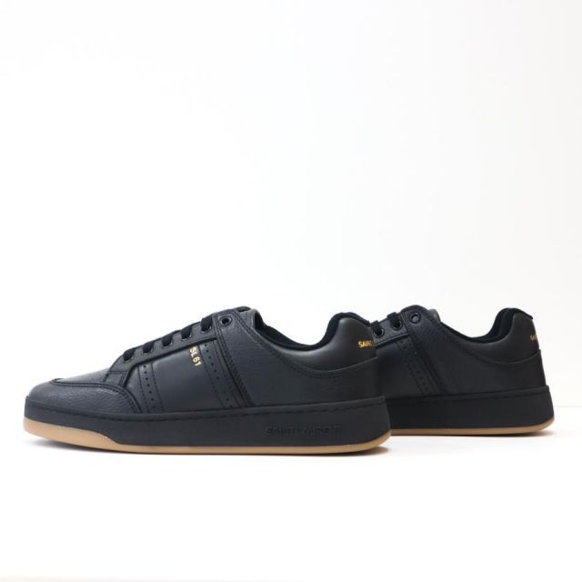 SAINT LAURENT サンローラン スニーカー SL/61 69078904GAA 1000 サンローラン スニーカー メンズ ブラック ロートップ 靴