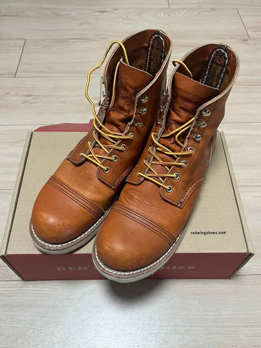 美品希少サイズレッドウイング エンジニアブーツ2268 US6 24cm 美品！【レッドウイング】 2268 エンジニア ブーツ 黒レザー MADE IN