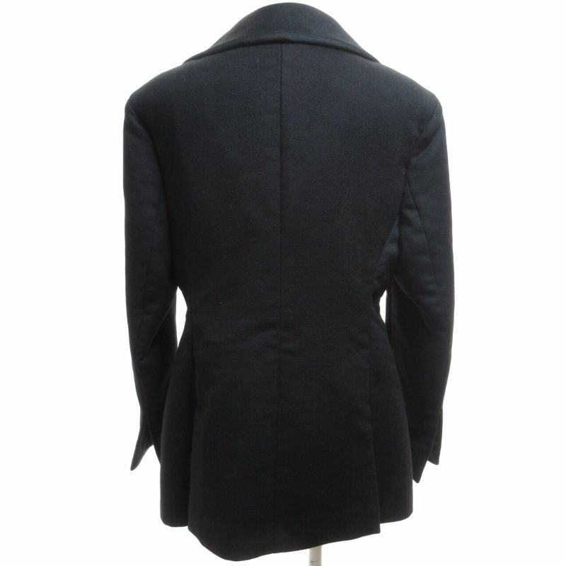 Bottega Veneta / カシミヤジャケット / ブラック ボッテガヴェネタ 22AW Bonded Wool Zip Up Jacket ジップアップ