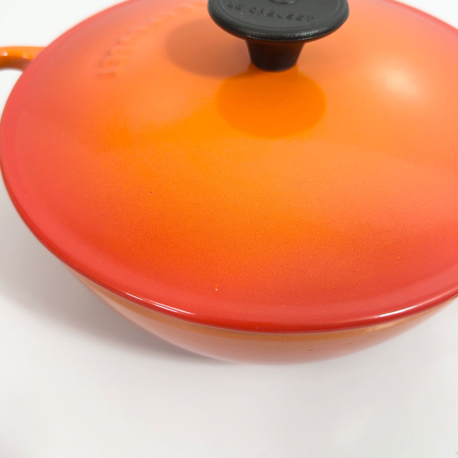 LE CREUSET オレンジ 両手鍋 マルミット18cm ル・クルーゼ両手鍋 マルミット18cm オレンジ 新品・未使用