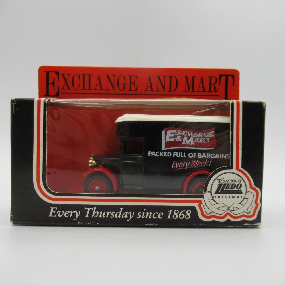 アンティーク雑貨・インテリア ミニカー LLEDO EXCHANGE MART 1970-84年頃 英国製 中古車屋 [23A5002-40]