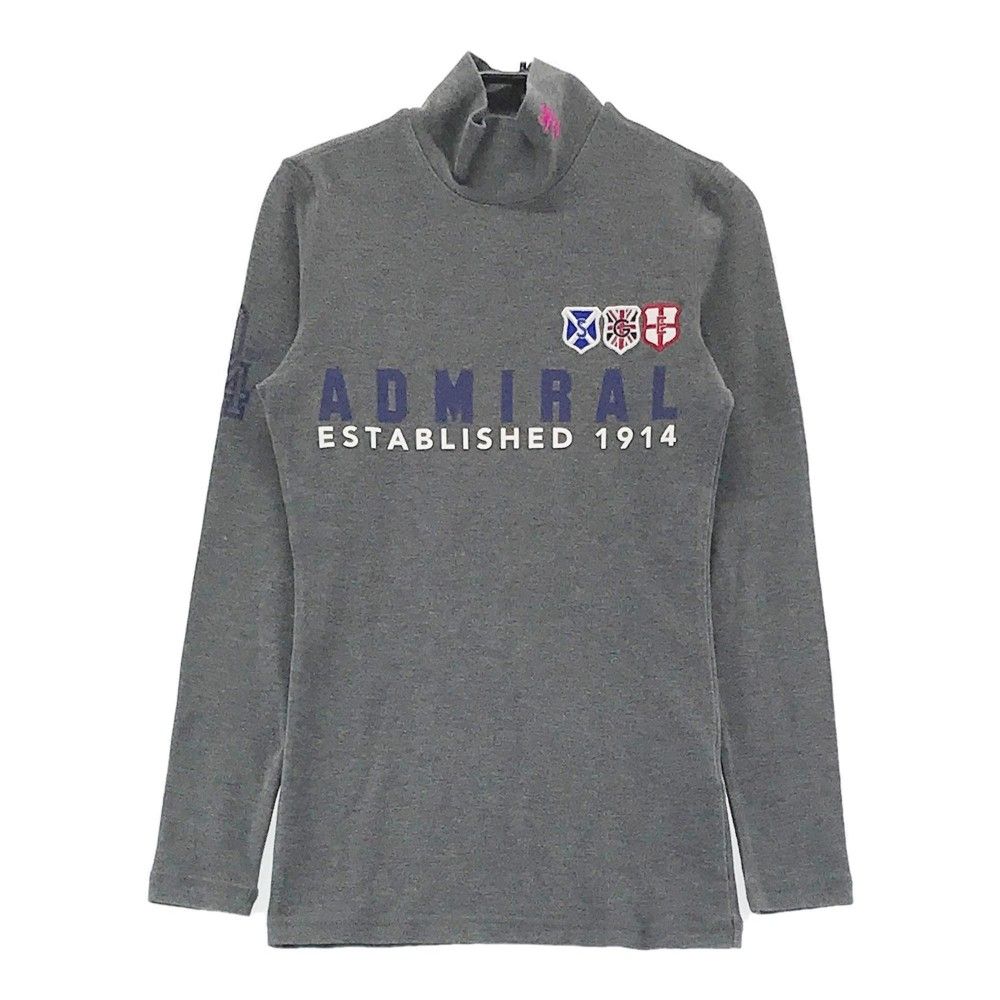 サイズ：S ADMIRAL アドミラル  ハイネック長袖Tシャツ  グレー系 [240001824253]# ゴルフウェア レディース ストスト